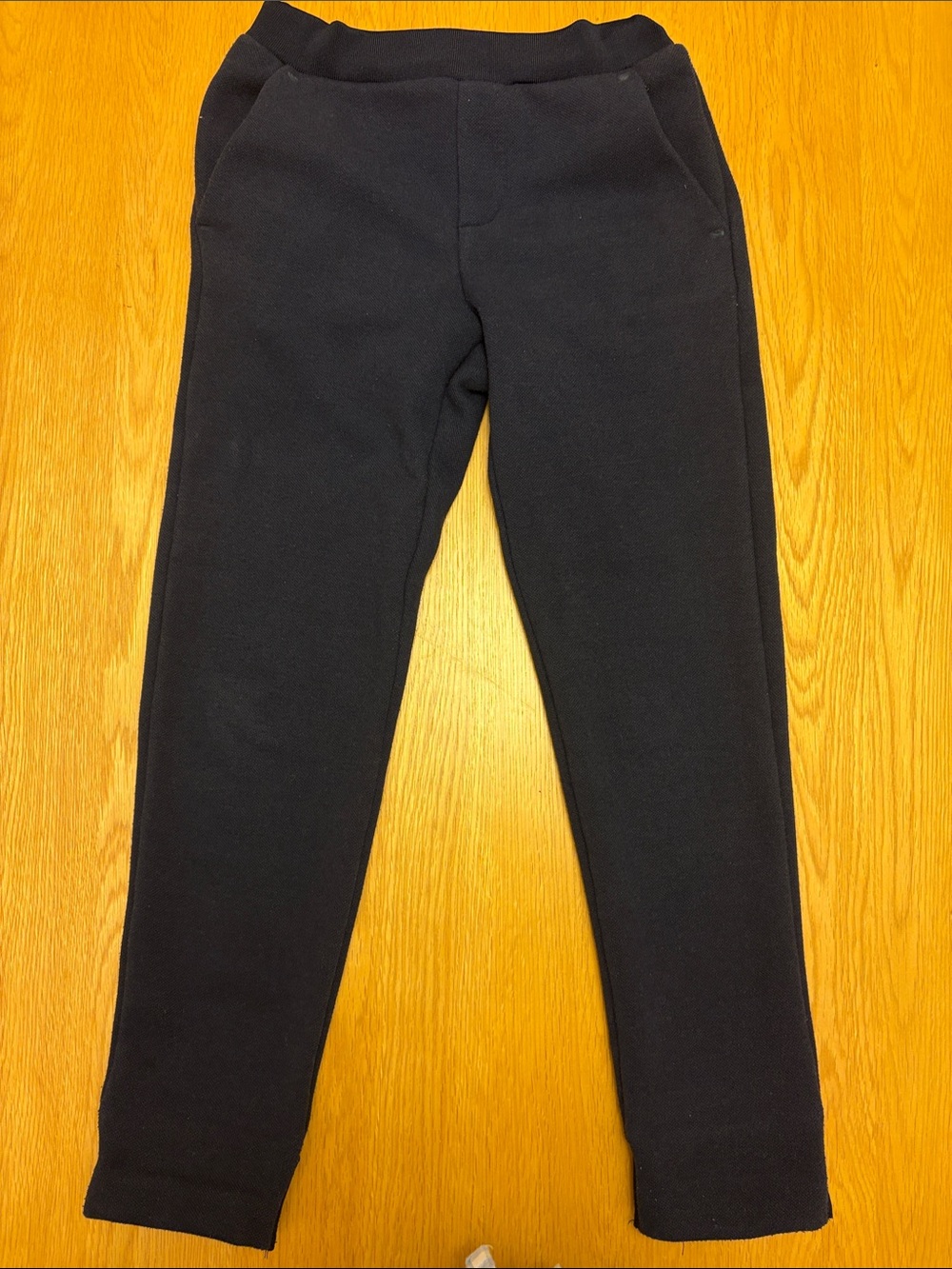 Jacadi Boys Navy Fleece Sweatpants/Joggers size 8 - Velvet Lining